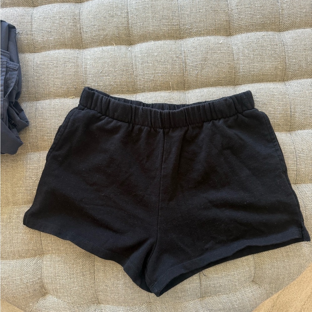 Garage Black Sweat Shorts